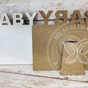 Baby Photo Frame MDF wood