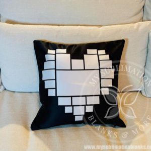Heart Pillow Cover 25 Photo Panel