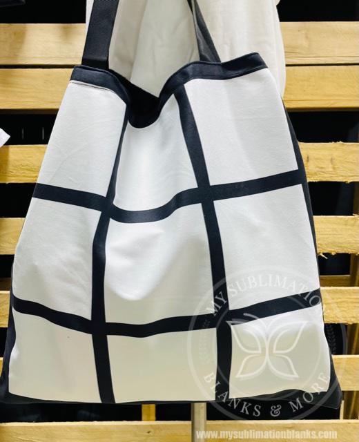 9 Panel Tote Bag 16.5" x 16" - Image 2