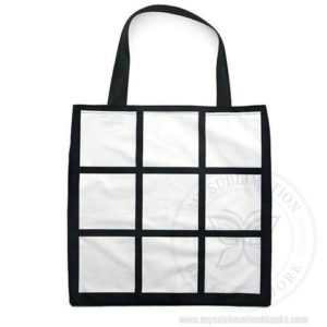 9 Panel Tote Bag 16.5" x 16"