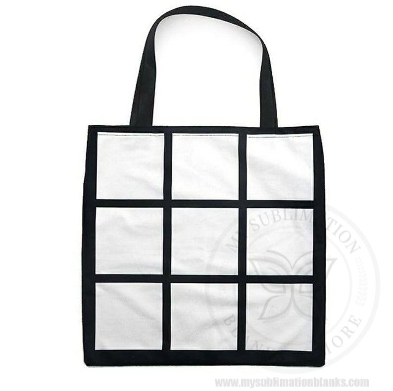 9 Panel Tote Bag 16.5" x 16"