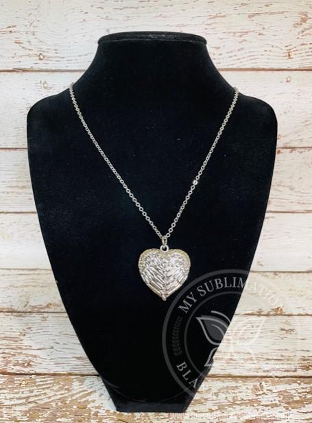 Angel Wings Necklace Heart Locket