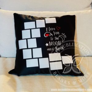 Moon Pillow  - I Love You To The Moon And Back 16 X16