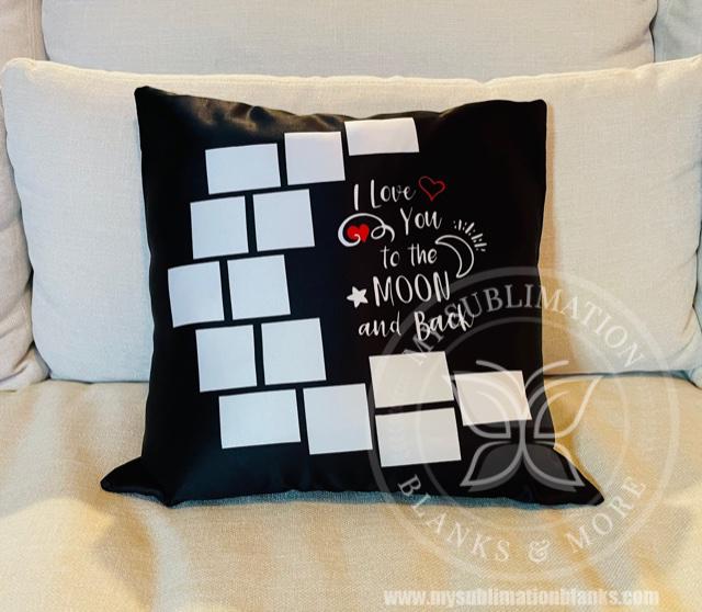 Moon Pillow - I Love You To The Moon And Back 16 X16