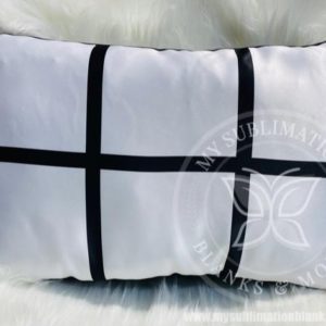 Six Panel Rectangle Pillowcase 12" x 19"