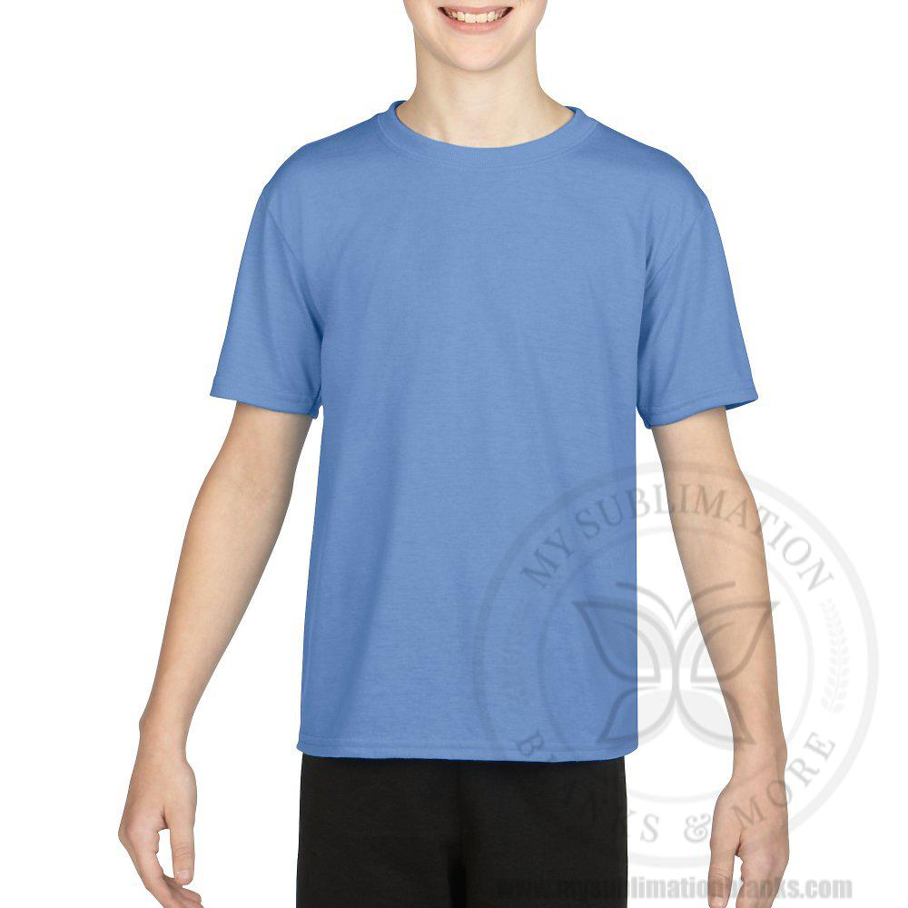 Gildan Youth Poly Performance-Cotton Feel - Image 2