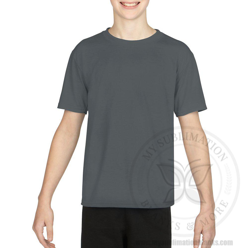 Gildan Youth Poly Performance-Cotton Feel - Image 3