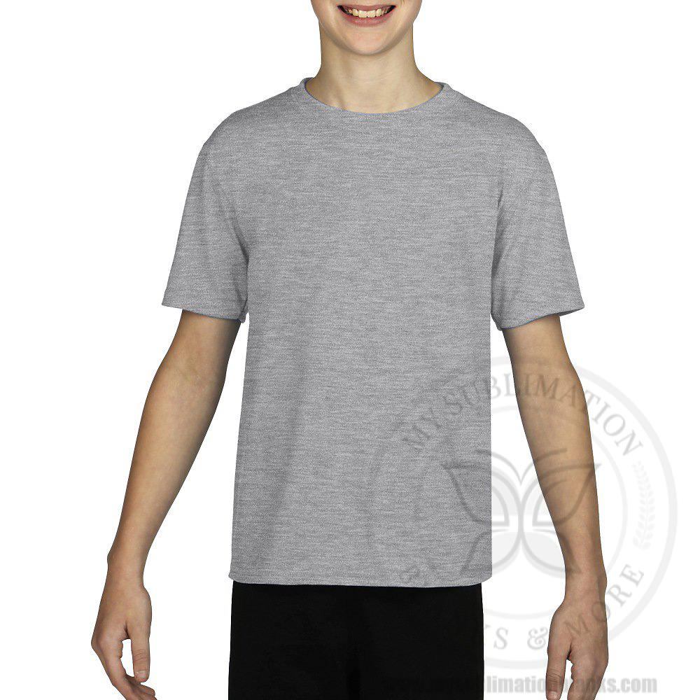 Gildan Youth Poly Performance-Cotton Feel - Image 8