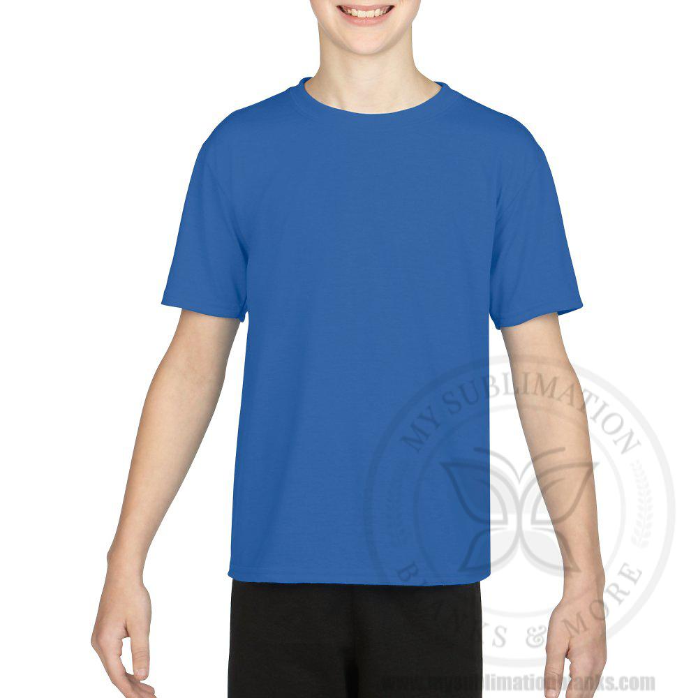 Gildan Youth Poly Performance-Cotton Feel - Image 6