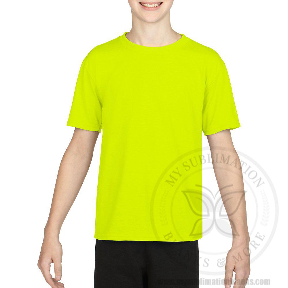 Gildan Youth Poly Performance-Cotton Feel - Image 7