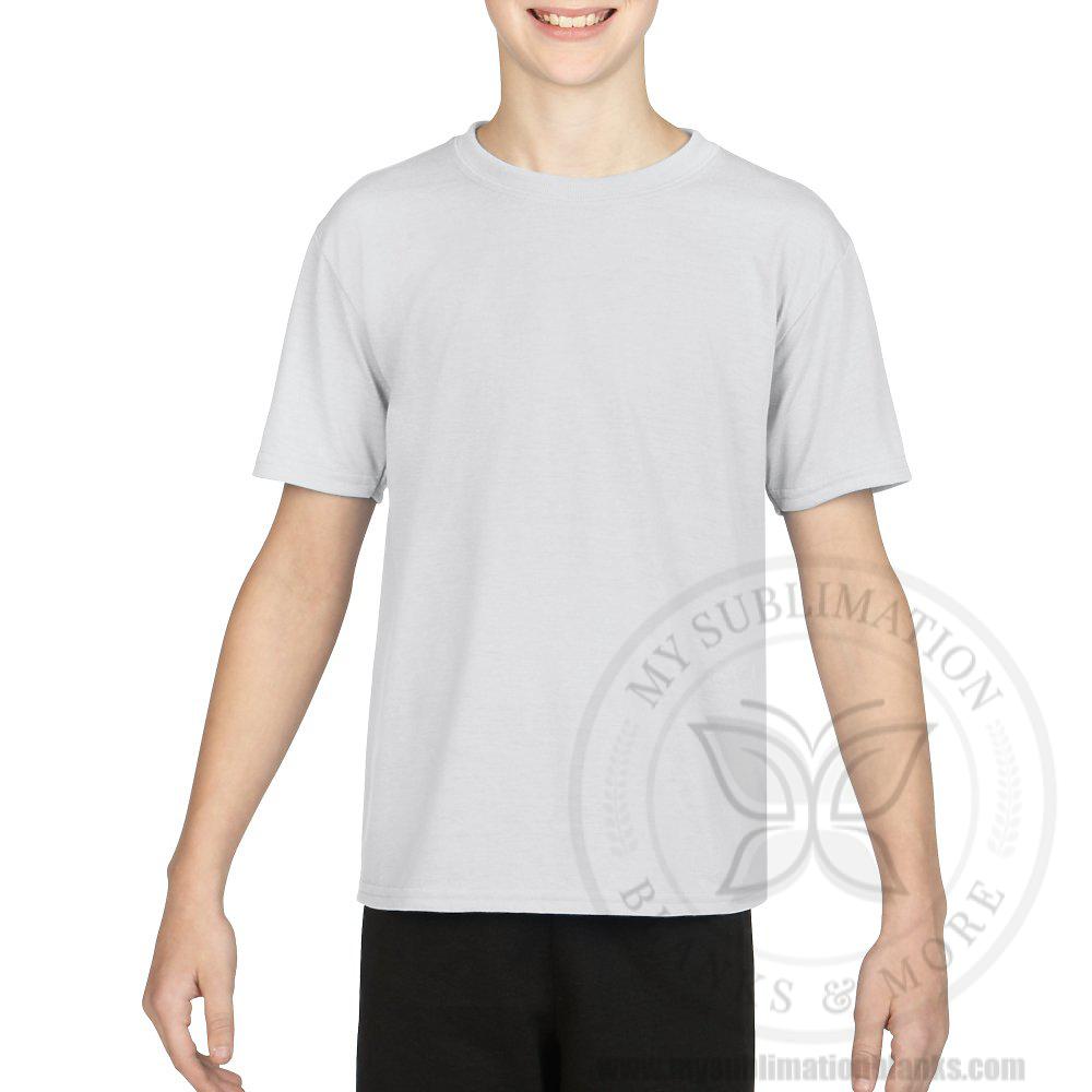 Gildan Youth Poly Performance-Cotton Feel