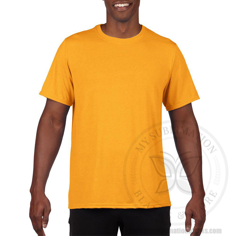 Adult Gildan 5oz Poly T-Shirt-Cotton Feel - Image 9