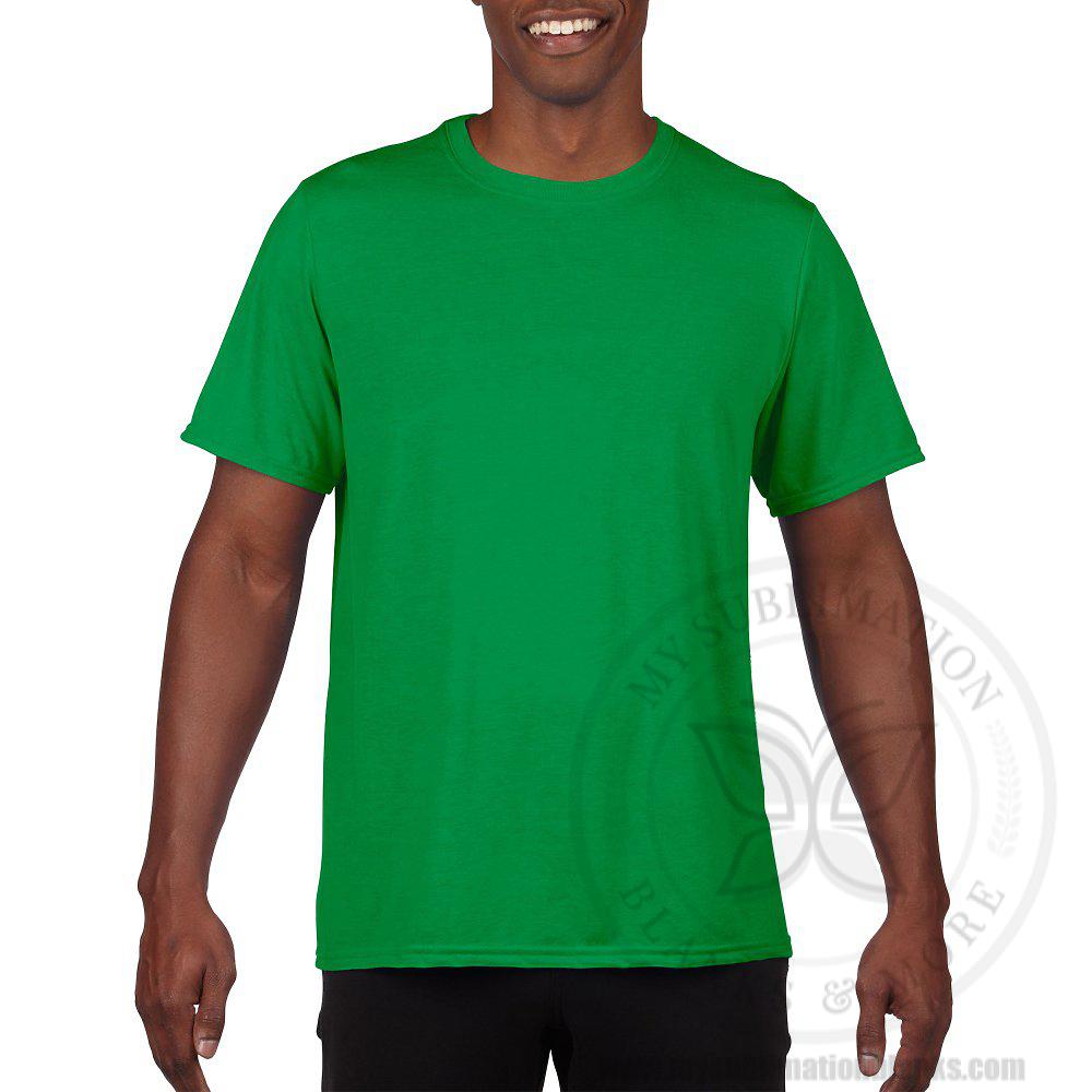 Adult Gildan 5oz Poly T-Shirt-Cotton Feel - Image 8