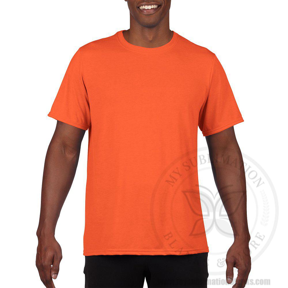 Adult Gildan 5oz Poly T-Shirt-Cotton Feel - Image 2