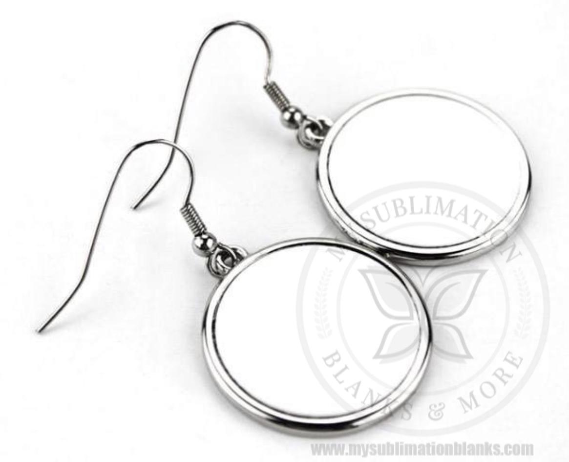 Circular Design Hanging Earrings
