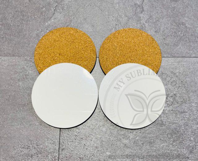 4" Coaster Single Sided Set of 4 - Image 2