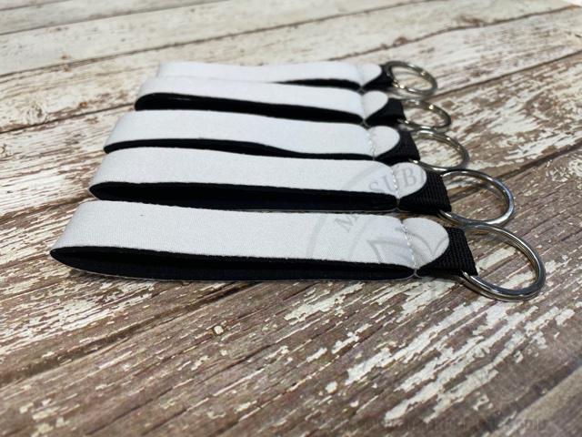 Neoprene Wristlet Key Chains- Set of 10