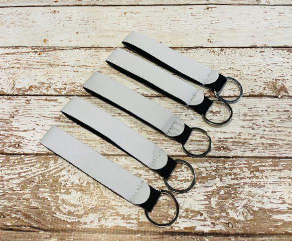 Neoprene Wristlet Key Chains- Set of 10 - Image 2