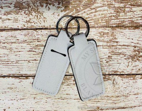 Neoprene Lip Balm Key Chain Holder- Set of 10