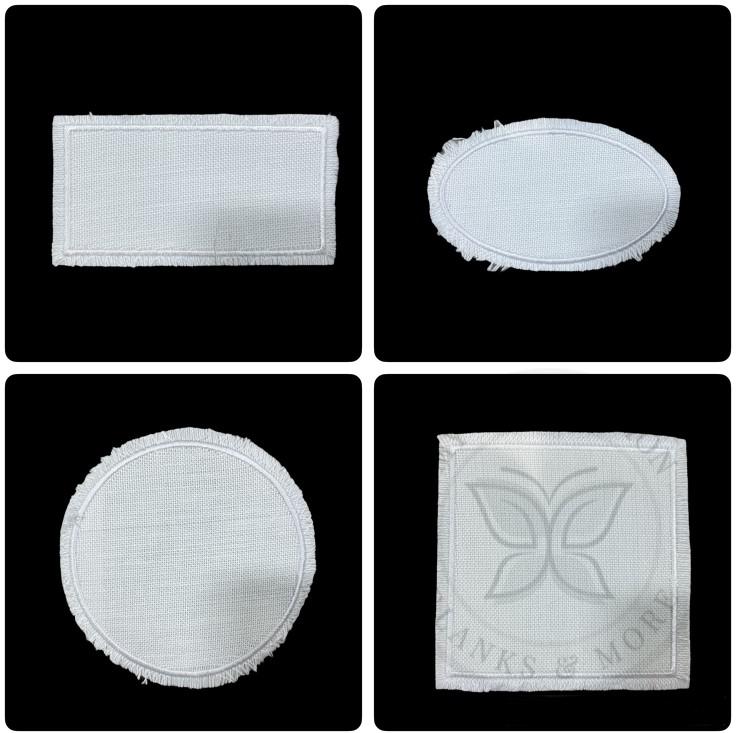 Burlap Sublimation Patches