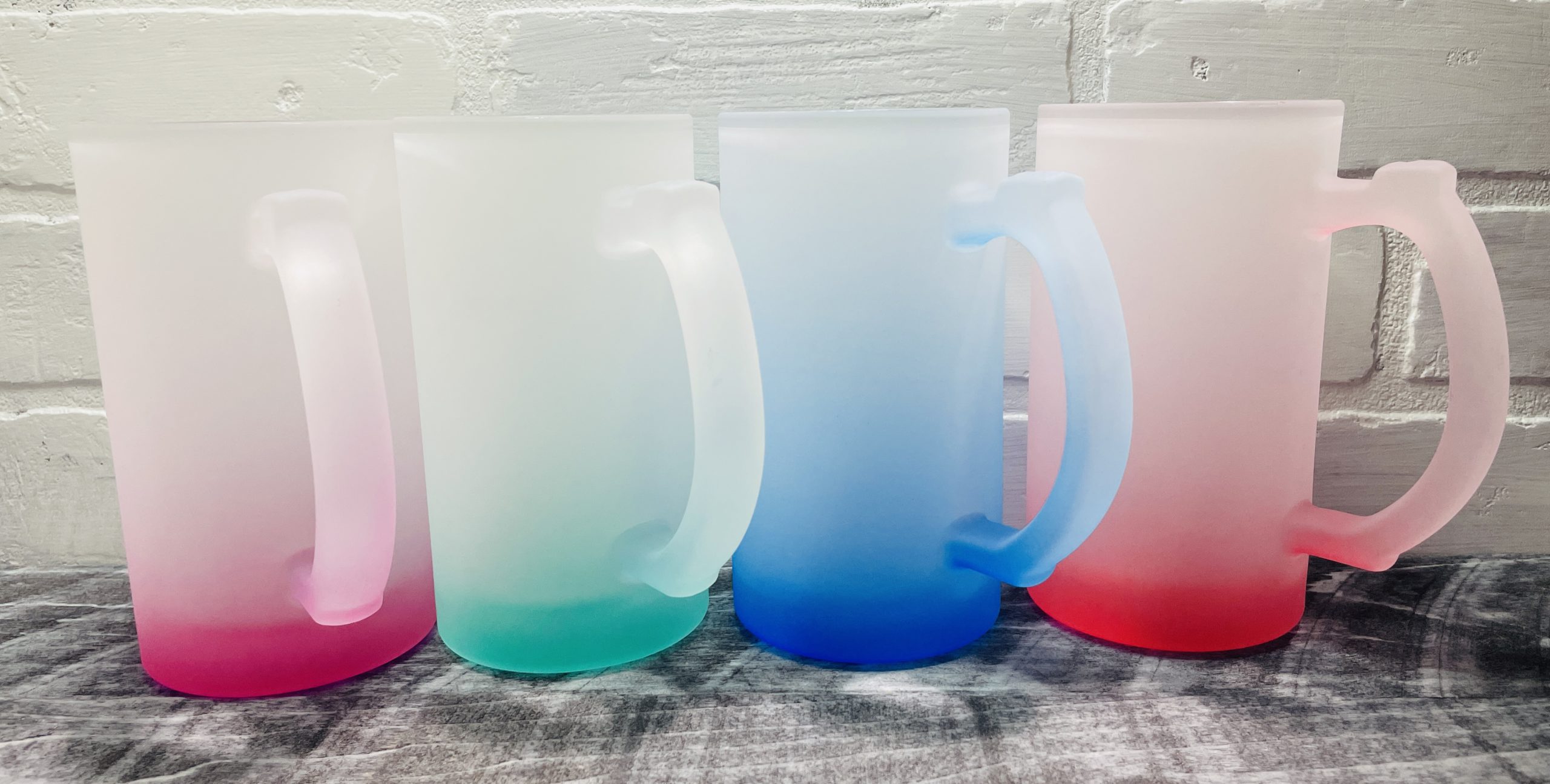 Blank Sublimation Beer Mug,16oz Gradient Beer Mug - My Sublimation