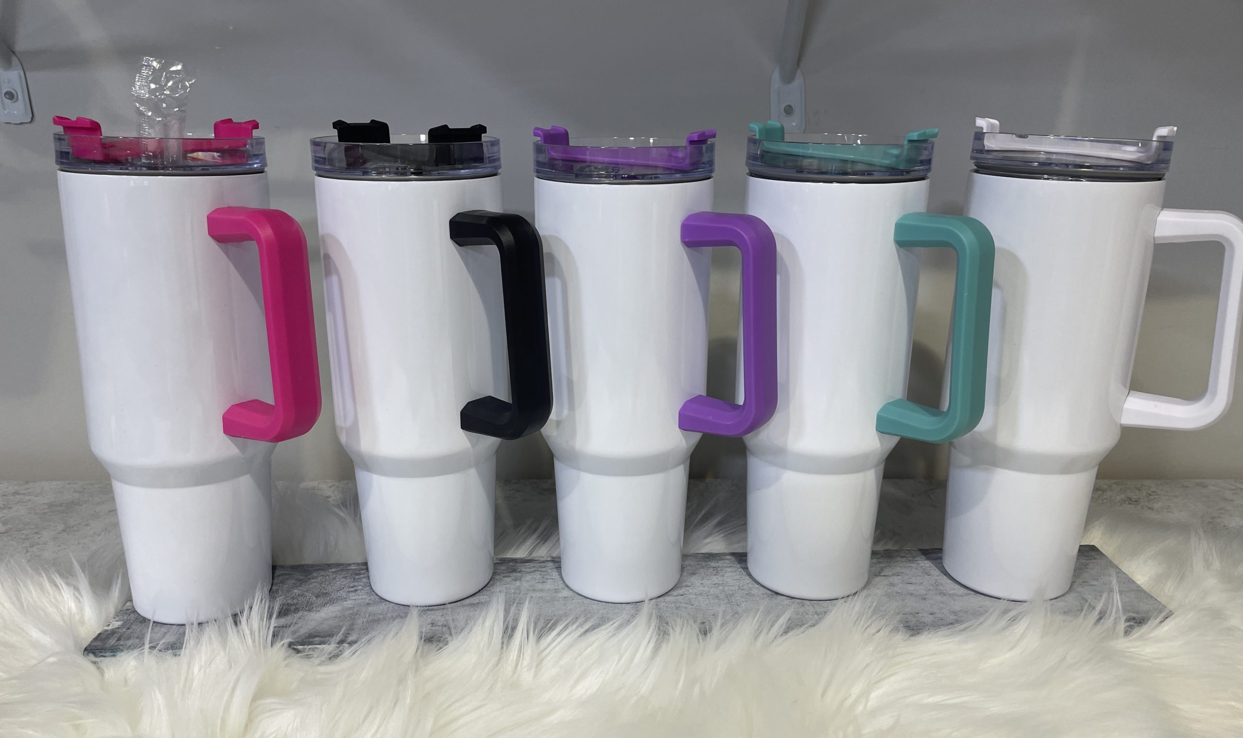 40oz Sublimation Tumbler with Handle