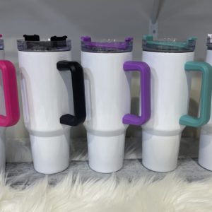 40oz sublimation tumblers with handles